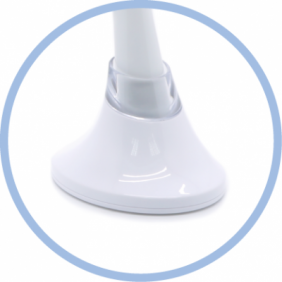Table top charging stand for hands free use