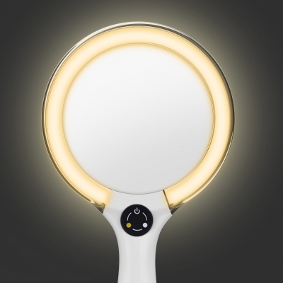 Starlite Hand Held Rechargeable Led, Handheld Light Up Magnifying Mirror